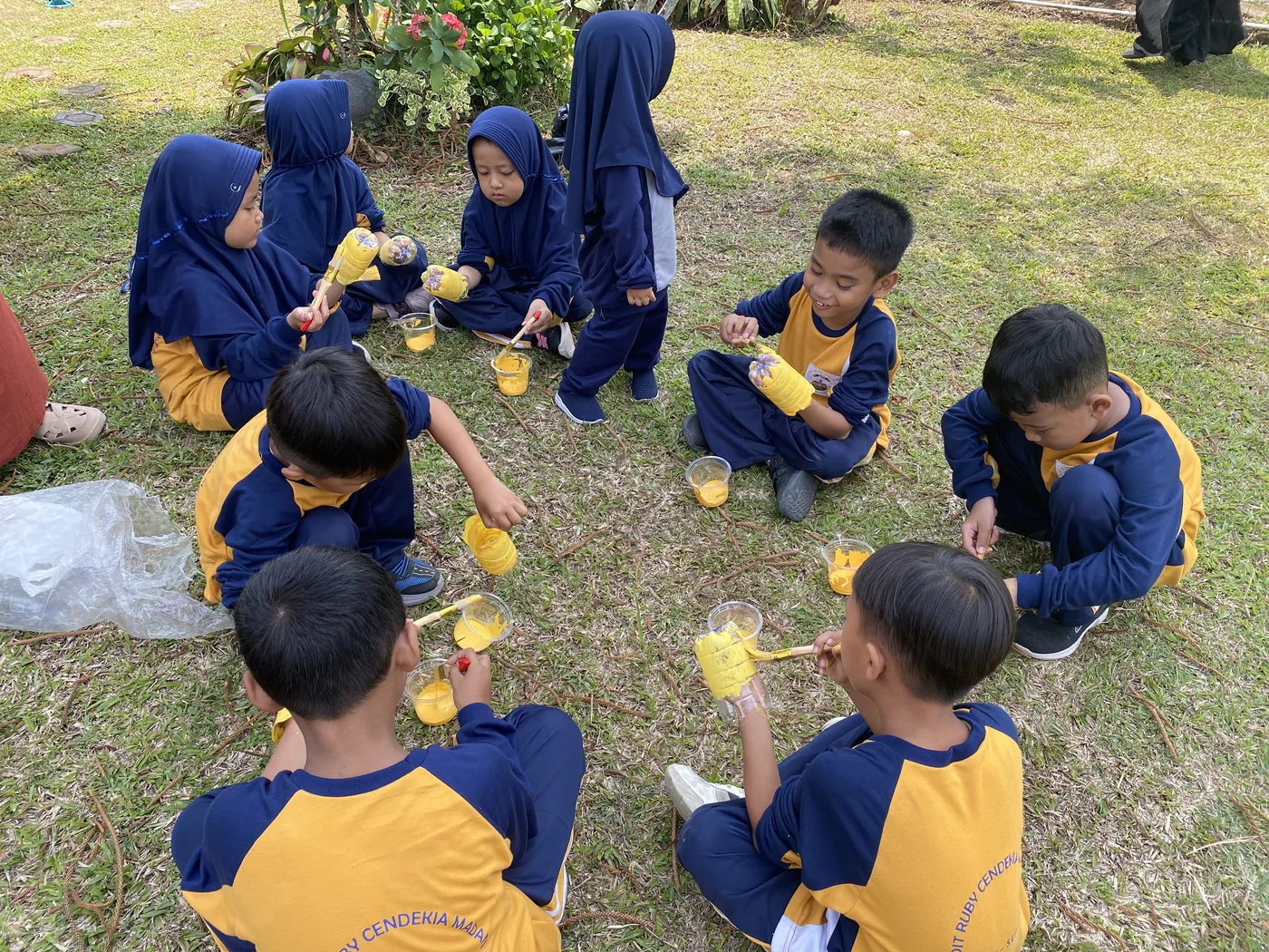 Kegiatan kokurikuler kolaboratif murid Ruby Cendekia Madani